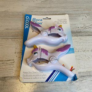 🆓 w/Any $20+ Purchase NEW Boca Clips Unicorn Towel Clips